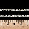 Electroplate Transparent Glass Beads Strands LS-EGLA-P061-04C-AB16-4