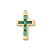 304 Stainless Steel Rhinestone Pendants STAS-L022-085G-09-1