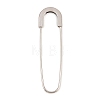 Alloy Extra Large Safety Pin Brooches PALLOY-P333-02P-1