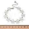 Hollow Hammered 304 Stainless Steel Link Chain Bracelets for Women BJEW-F539-01A-P-4