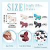 20Pcs 4 Colors Synthetic Turquoise Dyed Horse Beads G-TA0003-17-4