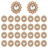 30Pcs Zinc Alloy Cabochons FIND-FG0005-56C-1