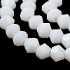 Opaque Solid Color Imitation Jade Glass Beads Strands LS-EGLA-A039-P4mm-D15-3