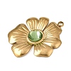 304 Stainless Steel Rhinestone Pendants SA-CBAFCBF-05G-2