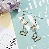 Brass Earring Hooks KK-PH0035-82-RS-6