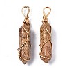 Natural Picture Jasper Big Pendants G-T122-70D-2