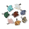 Natural & Synthetic Mixed Gemstone Pendants G-B127-02P-2