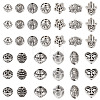  130Pcs 13 Styles Tibetan Style Alloy Beads FIND-TA0002-75-10