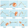 DIY Petal Theme Earring Making Kits DIY-SC0001-26-4
