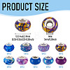 90Pcs 9 Styles Resin European Beads RPDL-TA0001-13-4