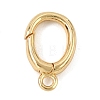 Brass Spring Gate Ring KK-C075-51G-1
