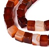 Natural Red Agate(Dyed & Heated) Beads Strands G-T139-6x6-35A-3