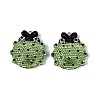 Handmade Polymer Clay & Rhinestone Big Pendants FIND-Q123-01E-1