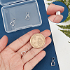 4Pcs Sterling Silver Ice Pick Pinch Bails for Pendant Making STER-PH0001-04-6