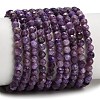 Natural Charoite Beads Strands GG-CBA77FB-B02-4mm-2