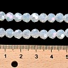 Imitation Jade Glass Beads Stands EGLA-A035-J6mm-B06-5
