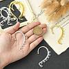 20Pcs 2 Colors Alloy Ear Cuff Findings PALLOY-CJ0002-62-4