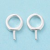 925 Sterling Silver Screw Eye Peg Bails STER-D035-42S-4