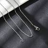 Non-Tarnish 304 Stainless Steel Cable Chains Necklace for Men Women NJEW-N050-A02-S15-2