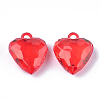 Transparent Acrylic Pendants TACR-T005-05-2