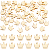 50Pcs Brass Beads KK-BBC0027-41A-1