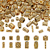 120Pcs 10 Styles Tibetan Style Alloy Beads Sets TIBEB-HY0001-10AG-1