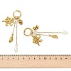 304 Stainless Steel Dangle Earrings EJEW-JE07104-01-4