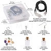 DIY Natural Mixed Gemstone Wish Bottle Earring Necklace Making Kit DIY-FS0003-13-5