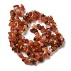 Natural South Red Agate Chips Bead Strands G-M205-40-2