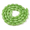 Electroplate Imitation Jade Glass Beads Strands EGLA-N013-J10mm-D04-2