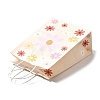 Rectangle with Sunflower Pattern Paper Gift Bags CARB-L012-01D-4