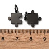 Ion Plating(IP) 304 Stainless Steel Split Pendants PW-WG12405-02B-3