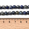 Natural Lapis Lazuli Beads Strands G-A163-07-6mm-5