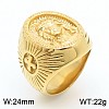 Hip-hop Style 304 Stainless Steel Finger Rings for Men FS-WG74A00-03-1