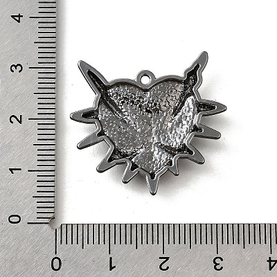 Alloy Enamel Gothic Style Pendants PALLOY-R157-06B-07A-1