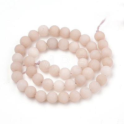 Natural White Jade Beads Strands G-T106-251-1-1