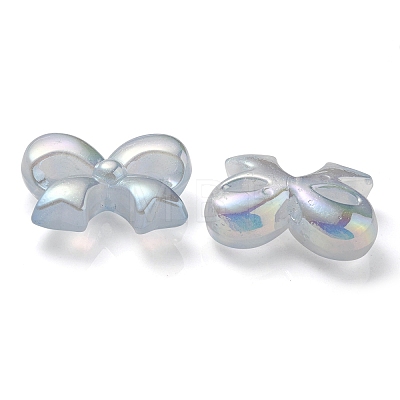 UV Plating Luminous Transparent Acrylic Beads OACR-P010-07D-1