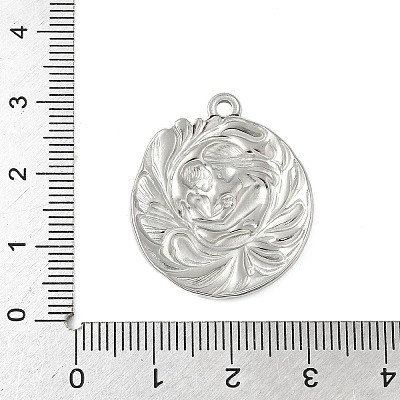Mother's Day 304 Stainless Steel Pendants STAS-D376-22P-1