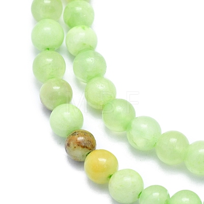 Natural White Jade Beads Strands G-K310-C14-4mm-1