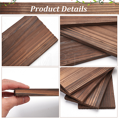 Unfinished Wooden Blank Slices WOOD-WH0029-45-1