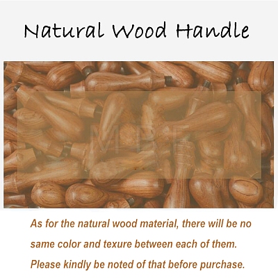 DIY Wood Wax Seal Stamp AJEW-WH0131-089-1