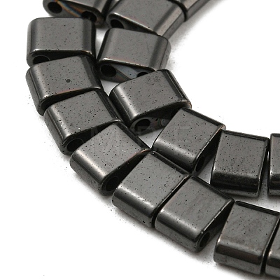 Electroplated Non-magnetic Synthetic Hematite Beads Strands G-C106-B02-14B-1