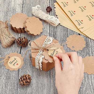 SUPERFINDINGS 200Pcs Flower Display Paper Price Tags DIY-FH0003-51-1