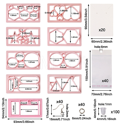 Fashewelry DIY Earring Making Finding Kit DIY-FW0001-19-1