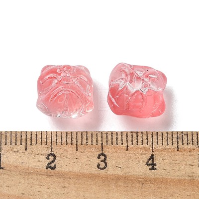 Baking Paint Transparent Glass Beads X1-GLAA-C035-01H-1