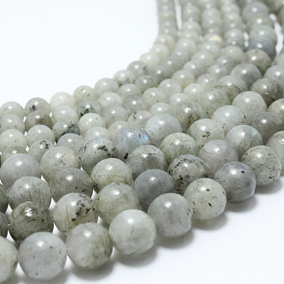 Natural Labradorite Beads Strands G-I199-15-6mm-1