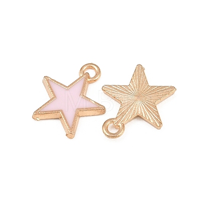 Alloy with Enamel Charms AL-CBA9C31-06G-E-1