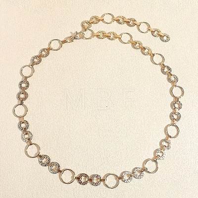 Alloy Ring Link Chain Waist Belly Chains for Women FS-WGC2DCA-01-1