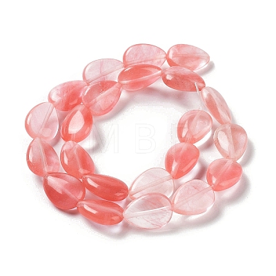 Cherry Quartz Glass Beads Strands G-L242-18-1
