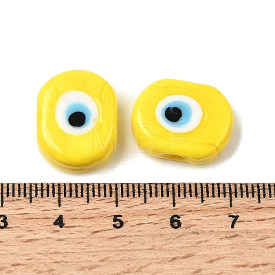 Handmade Evil Eye Lampwork Beads LAMP-G168-02-01-1